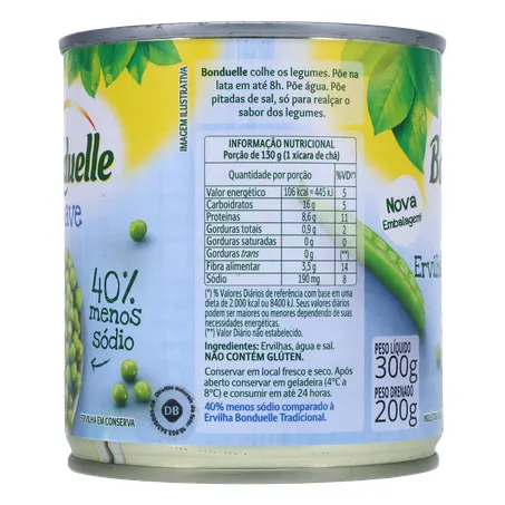Ervilhas Bonduelle Suave 200g 360-26