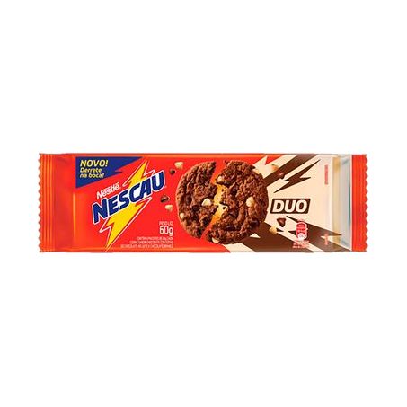 Biscoito cookies nestle 60g nescau duo