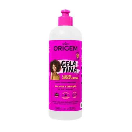 Gelatina capilar origem liq umidifica ativad cond 560ml
