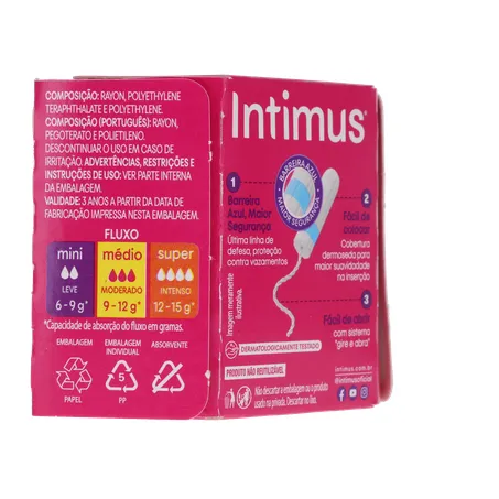 Absorvente Interno Intimus Mini C/ 8UN 360-13