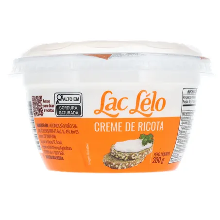 Creme de ricota lac lelo 200g 360-18