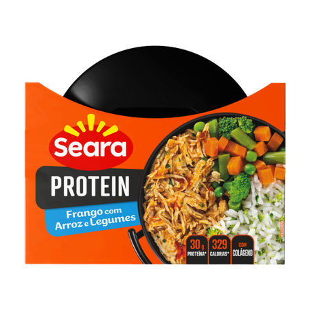Seara Protein Frango C/Arroz e Legumes Cong 270g