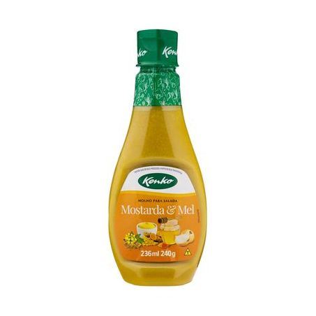 Molho para Salada Mostarda e Mel Kenko Squeeze 236ml