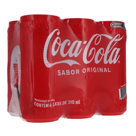 Refri coca cola lata 310ml c/6 360-33