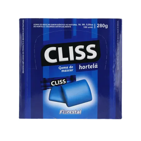 Chiclete florestal cliss hortelã 280g 360-0