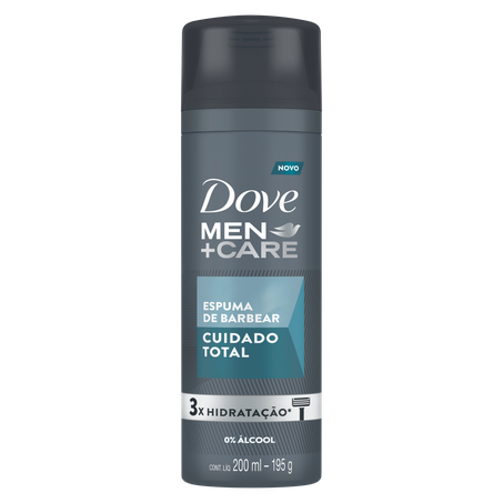 Espuma barbear dove men cuid tot 200ml