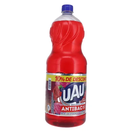 Desinfetante Antibac Uau Flores e Frutas Vermelhas Frasco 2lt 360-33