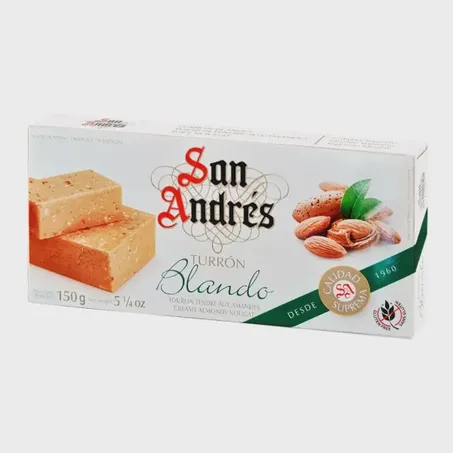 Torrone macio amêndoas san andres 150g