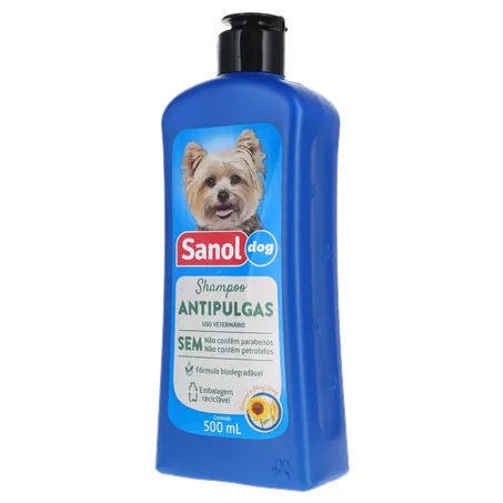 Shampoo Para Cães Sanol Dog Antipulgas Embalagem 500ML 360-3