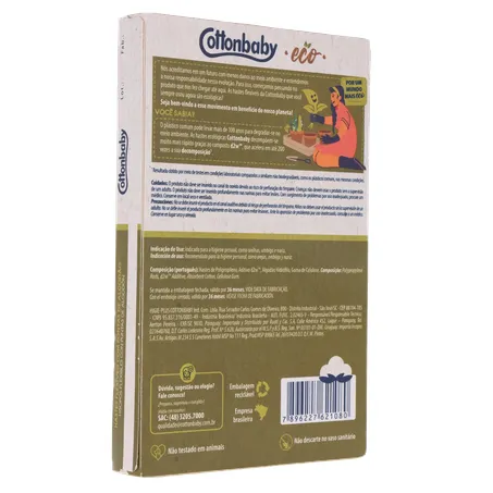 Cotonetes cottonbaby eco. c/75 360-14