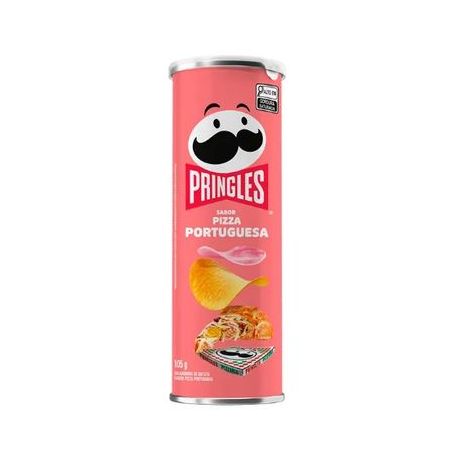 Salgadinho pizza portuguesa pringles 105g