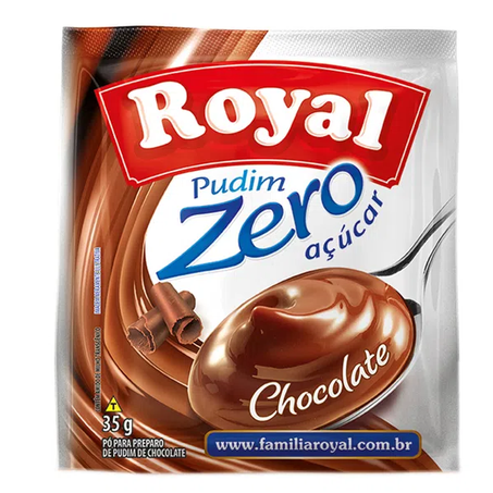 Pudim royal zero 35g chocolate