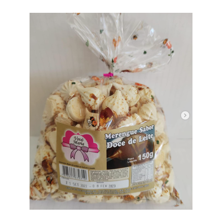 MERENGUE PANARIA MARIZINHA DOCE DE LEITE 150G