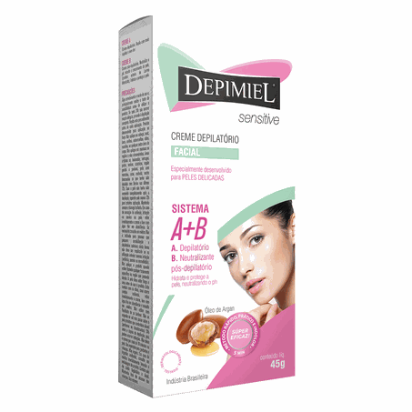 Depilaçao Depimiel 45g Creme Facial A+b