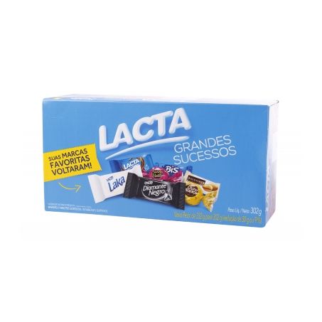 BOMBOM LACTA 302G GR.SUCESSOS