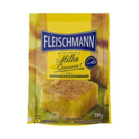 Mistura bolo fleischmann milho 390g