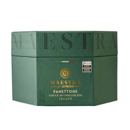 PANETTONE LA PASTINA GOTAS DE CHOCOLATE VEGANO 750G