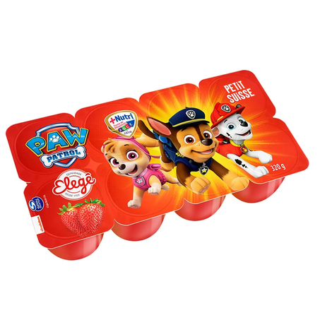 PETIT SUISSE ELEGÊ PAW PATROL MORANGO 320G