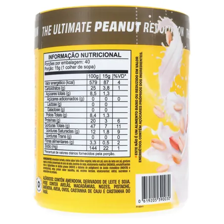 Pasta de Amendoim Dr Peanut Leite em Pó 600G 360-24