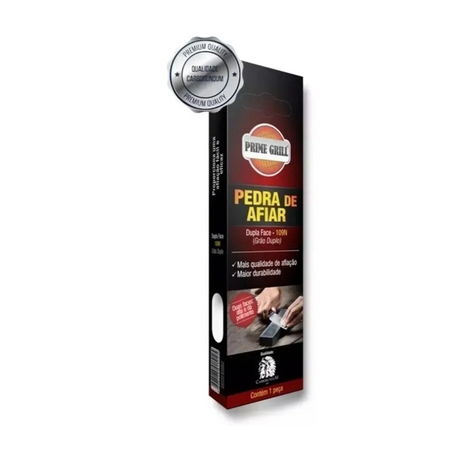Pedra afiar dupla face prime grill