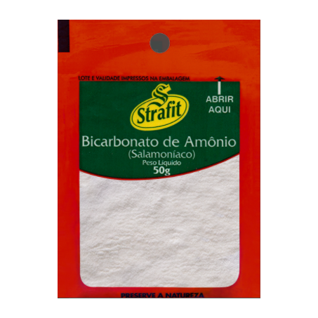 Bicarbonato de Amonia Strafit 50g