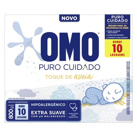 Sabão Pó Omo Puro Cuidado 800g