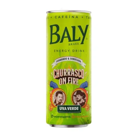 Energetico Baly 250ml Sem Acucar Uva Verde