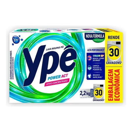 Lava Roupas Po Ype 2.2kg Concentrado Power Action