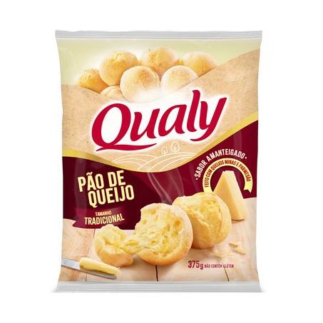 Pao de queijo qualy amant tradic 375g