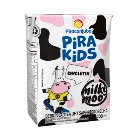 BEBIDA PIRAKIDS MILKYMOO CHICLETIN 200ML