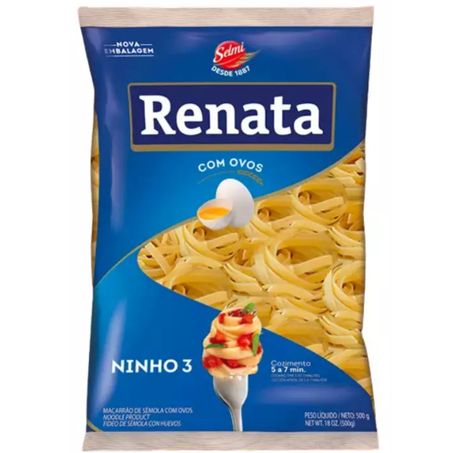 Massa renata 500g ninho n3