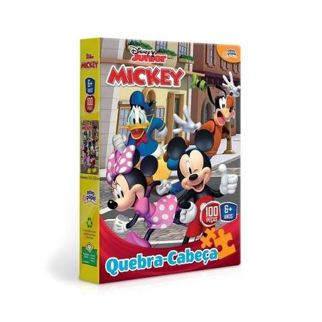 Quebra-cabeça mickey 100pc 8001