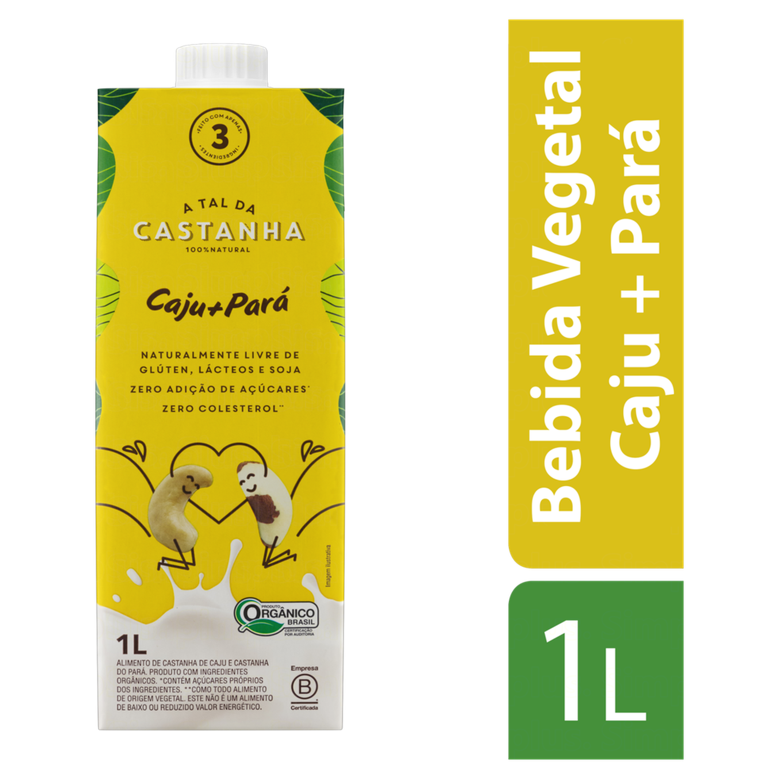 BEBIDA A TAL DA CASTANHA CAJU+PARA 1L