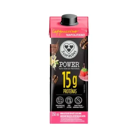 BEB LACTEA 3 CORACOES 250ML CAPP NAP