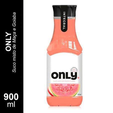 Suco integral only goiaba e maçã 900ml