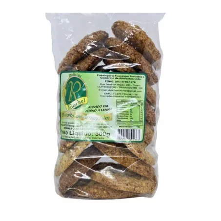 Biscoito Ruschel Amendoim Pacote 300g 
 