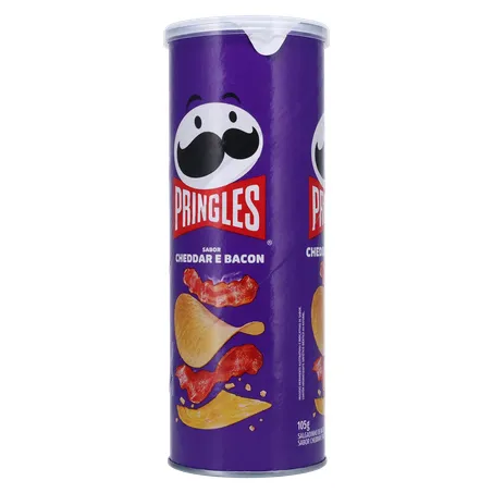 SALGADINHO PRINGLES CHEDAR BACON 105G 360-27