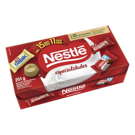 Bombom sortido nestlé especialidades