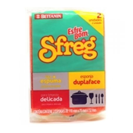 Esponja Bettanin Sfreg Dupla Face