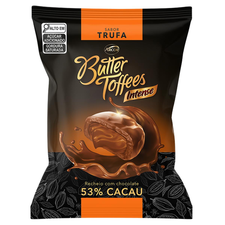 Bala Butter Toffees Arcor 90g - Intense - Trufa