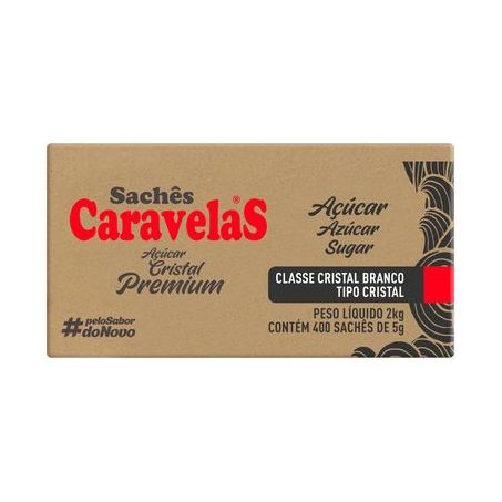 AÇÚCAR CRISTAL CARAVELAS C/400 5G