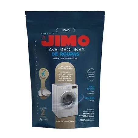 Jimo Lava Máquinas De Roupas Em Pastilha Com 2 Unidades 20g Cada