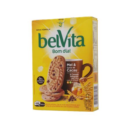 Biscoito Integral Belvita Mel/Cacau 75g 360-4