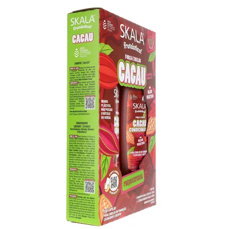 Kit Skala Cacau Cacau Shampoo 325ml Condicionador 200ml 
  360-30