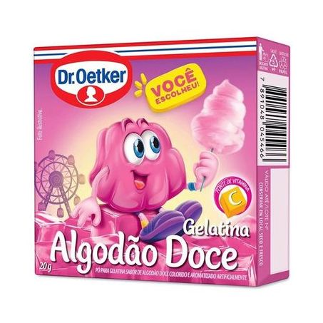 Gelatina dr oetker algodao doce 20g