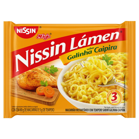 Massa Instantânea Nissin 85g - Galinha Caipira