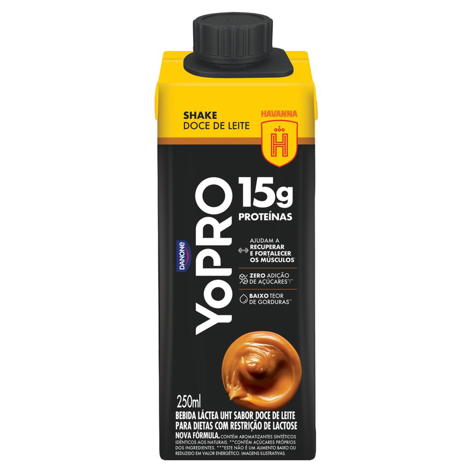 Bebida Láctea Proteica YoPro 250ml - 15g de Proteína - Doce de Leite