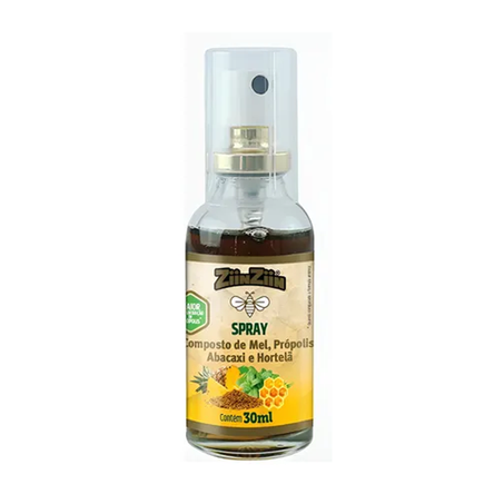 SPRAY DE MEL ABACAXI COM HORTELA E PROPOLIS 30ML