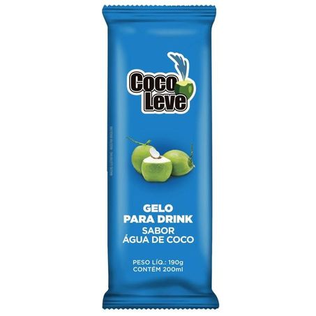Gelo saborizado p/drink coco 190g