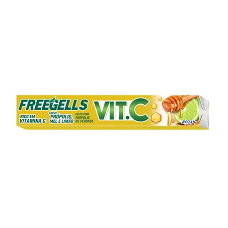 DROPS FREEGELLS VIT C PRÓPOPOLIS/MEL/LIMÃO 27,9G